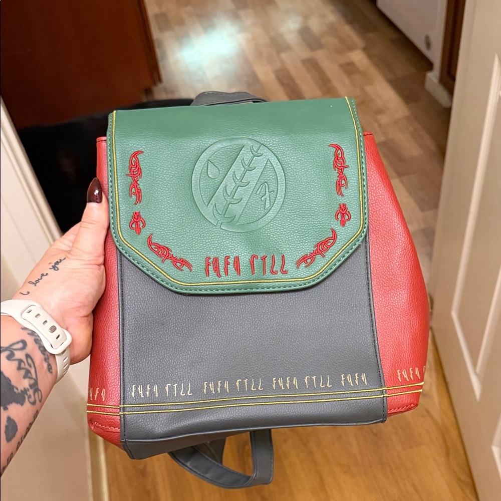 Colorful Backpack with Embossed Logo